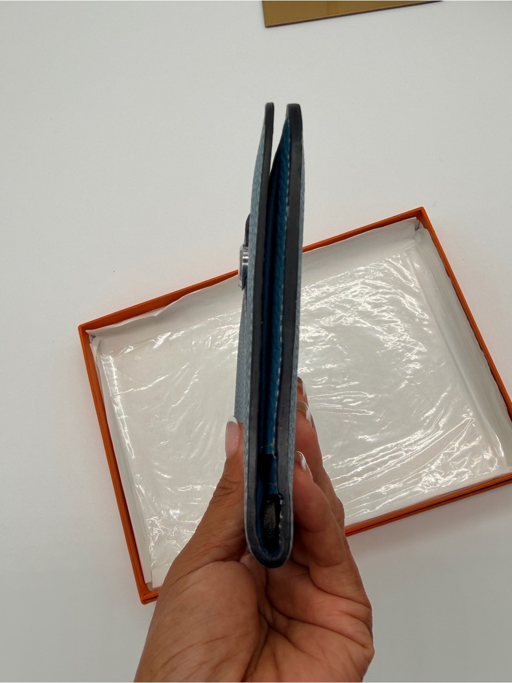 Hermes Dugon Blue Wallet💝💝💝 - Picture 5 of 9
